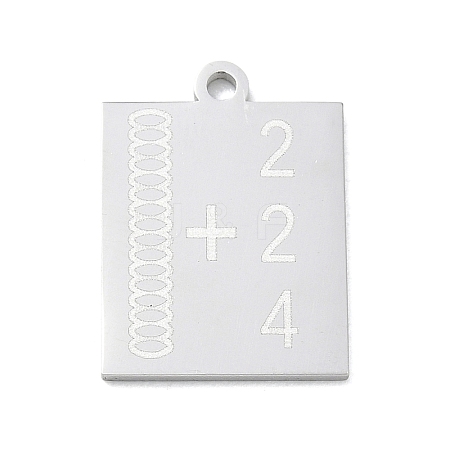 304 Stainless Steel Pendants SA-CBAE115-13E-P-1