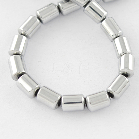 Non-magnetic Synthetic Hematite Beads Strands X-G-Q888-5x4mm-7-1
