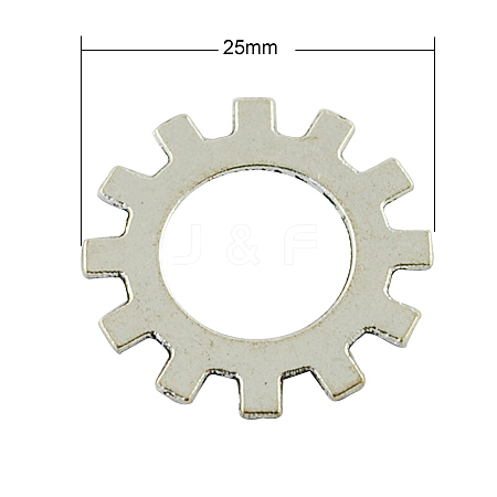 Tibetan Style Alloy Steampunk Pendants TIBEP-A115032-AS-FF-1