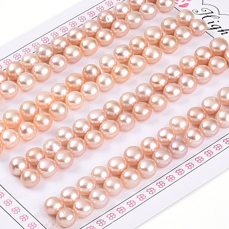 Grade 3A Natural Cultured Freshwater Pearl Beads PEAR-N018-3A-6065B-1