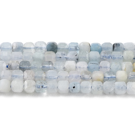 Natural Aquamarine Beads Strands G-G003-B02-01-1