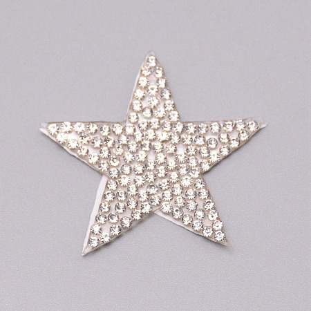 Glitter Hotfix Rhinestone DIY-WH0260-72-1