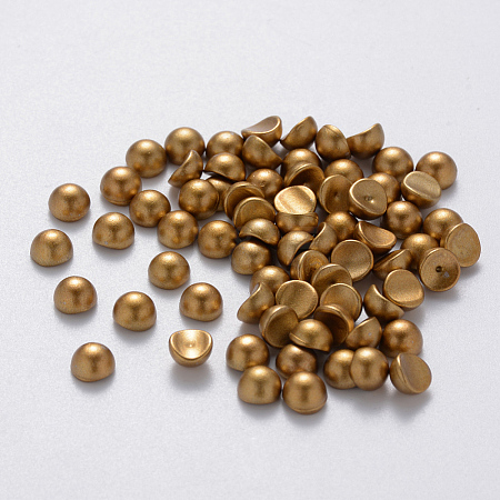 ABS Plastic Imitation Pearl Cabochons MRMJ-Q092-6mm-A02-1