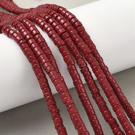 Dyed Natural Magnesite Beads Strands G-M448-F01-01-1