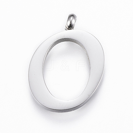Tarnish Resistant 304 Stainless Steel Pendants LS-STAS-F129-O-P-1