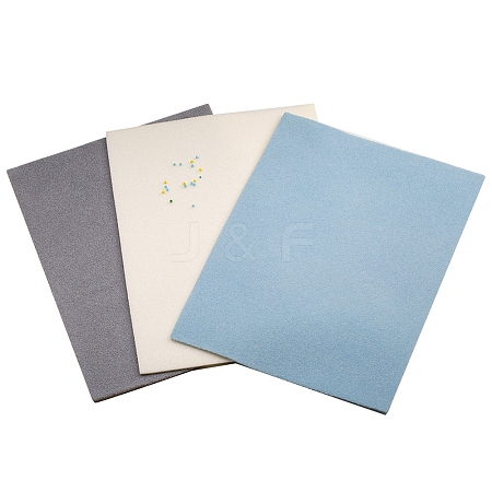 3 Sheets 3 Colors Soft Sponge Hand Cushion Bead Pad DIY-WH0308-521-1