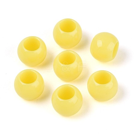 Opaque Acrylic Beads SACR-N018-05B-1