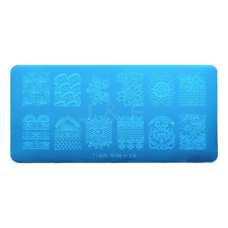 Stainless Steel Nail Art Templates Stamping Plate Set MRMJ-S048-086-1