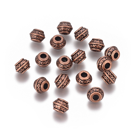 Tibetan Style Spacer Beads X-RLF0586Y-1