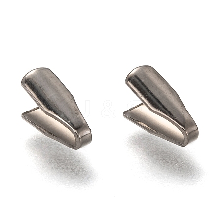 Tarnish Resistant 304 Stainless Steel Folding Crimp Ends LS-STAS-G122-09P-A03-1