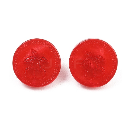 1-Hole Resin Alloy Shank Buttons FIND-B065-03G-02-1