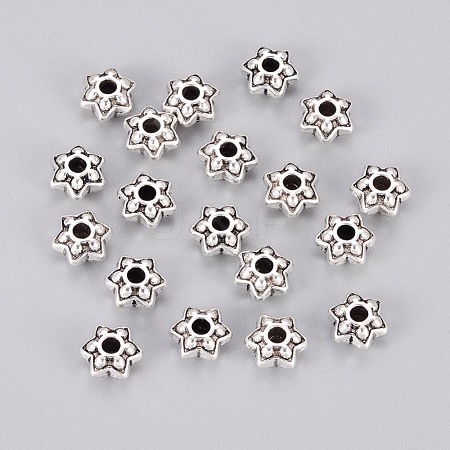 Tibetan Silver Spacer Beads LF1057Y-NF-1
