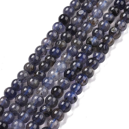 Natural Iolite Beads Strands G-C242-02A-1