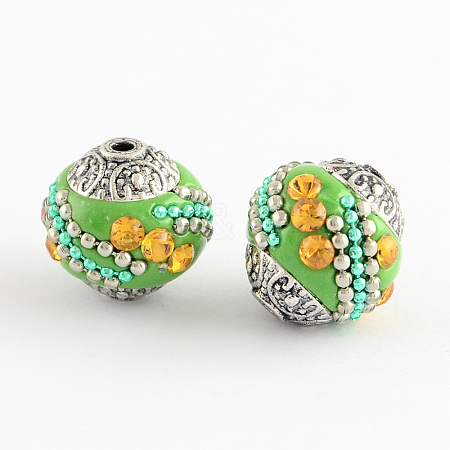 Handmade Indonesia Beads IPDL-R437-04-1