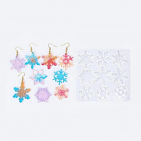 Christmas Pendants DIY Silicone Mold DIY-K073-19A-1