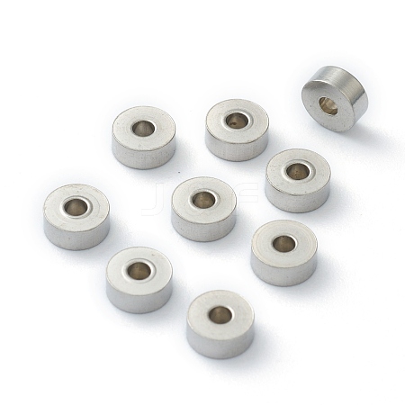 304 Stainless Steel Spacer Beads STAS-B006-14P-1
