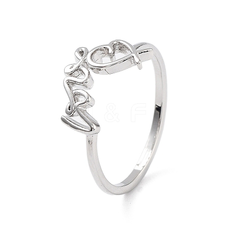 Brass Open Cuff Rings for Women LS-RJEW-A028-01P-1
