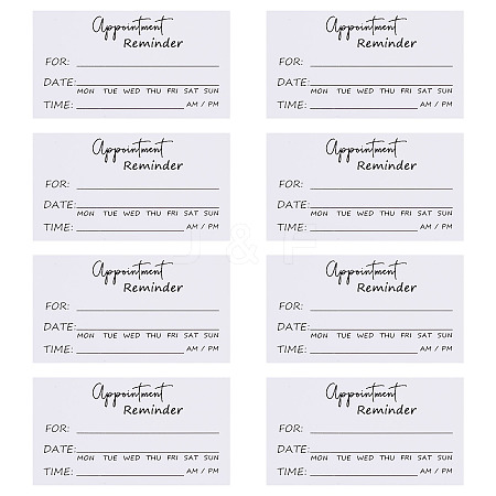 50Pcs Paper Appointment Reminder Cards AJEW-TADJ0001-22-1