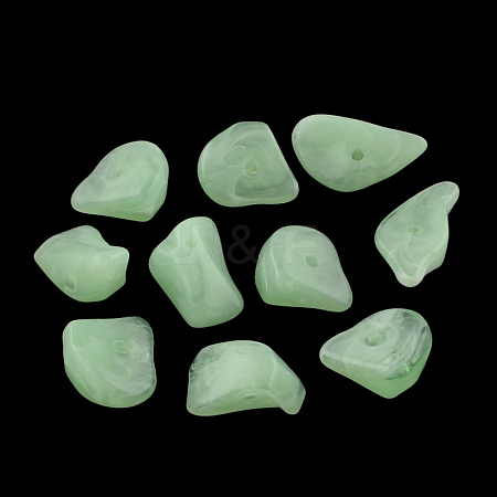 Chip Imitation Gemstone Acrylic Beads OACR-R021-20-1