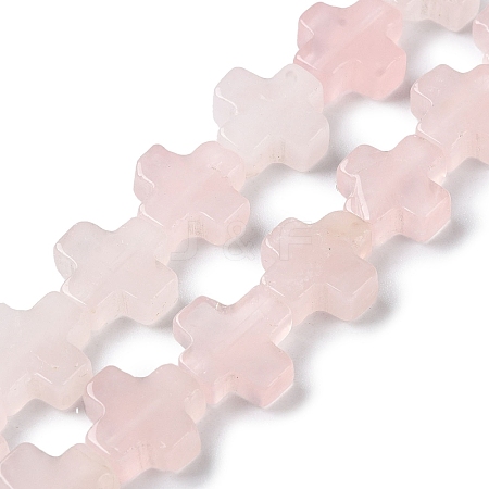 Natural Rose Quartz Beads Strands G-M418-B10-01-1