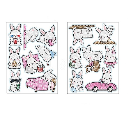 Rabbit DIY Diamond Sticker Kits PW-WGB03A7-03-1