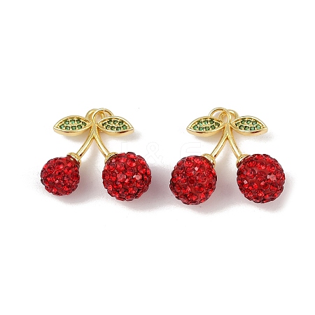 Brass Micro Pave Cubic Zirconia Pendants KK-H072-13G-01-1