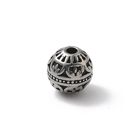 304 Stainless Steel Beads STAS-H238-08A-AS-1