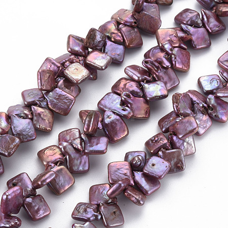 Natural Keshi Pearl Beads Strands PEAR-S021-075C-02-1
