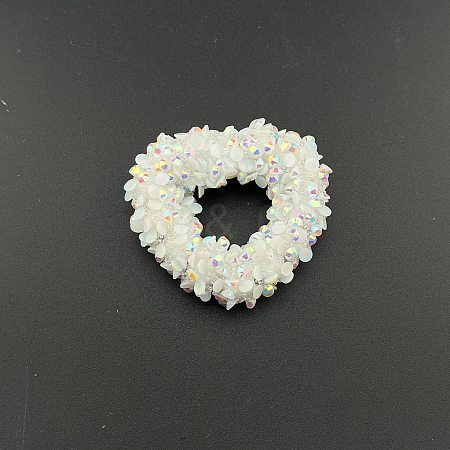 Bling Bling Resin Rhinestone Hollow Heart Beads LS-RESI-WH0080-01A-1