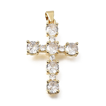 Easter Brass Pave Cubic Zirconia Pendants CU-E002-01D-G07-1