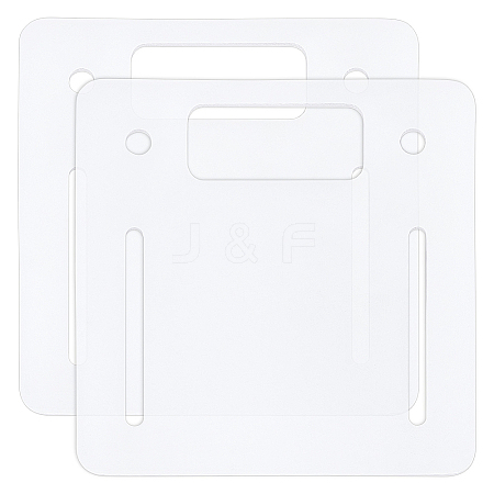 Plastic Card Holder AJEW-WH0473-36A-1