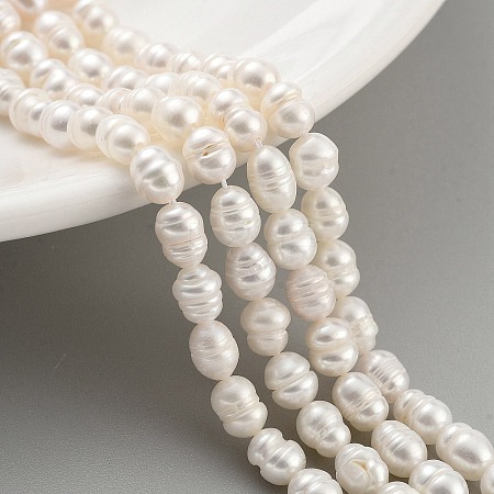 Natural Cultured Freshwater Pearl Beads Strands PEAR-P062-06C-1