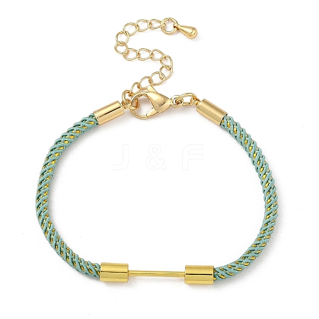 Braided Nylon Cord Bracelet Making MAK-L043-01G-13-1