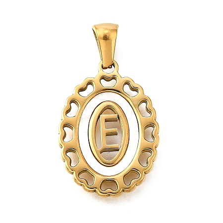Golden 304 Stainless Steel Pendants STAS-K300-02G-E-1
