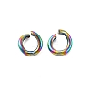 Ion Plating(IP) 304 Stainless Steel Open Jump Rings STAS-N098-062E-01-1