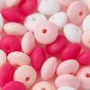 20Pcs 4 Colors Food Grade Eco-Friendly Silicone Focal Beads SIL-YW0001-12A-2