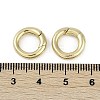 Brass Spring Gate Rings KK-Z078-07G-3