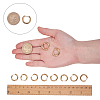 Ion Plating(IP) Ring 304 Stainless Steel Huggie Hoop Earrings EJEW-L158-06G-3