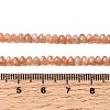 Natural Gold Sunstone Beads Strands G-K376-I06-3x4mm-5