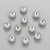 Plating Plastic Acrylic Round Beads PACR-L003-10mm-S-7