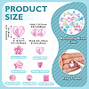 140G 7 Styles Opaque ABS Plastic Beads MACR-TA0002-82-4