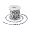 Aluminium Twisted Curb Chains CHA-TA0001-01S-11