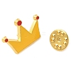 Crown Alloy Enamel Brooches JEWB-I035-07G-04-3