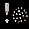 Flat Back Glass Rhinestone Cabochons MRMJ-Q072-39-1