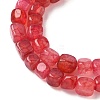 Natural Dragon Veins Agate(Dyed & Heated) Beads Strands G-G177-E18-03-3