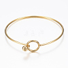 304 Stainless Steel Bangle BJEW-H530-01G-7