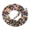 Opaque Glass Beads Strands X-GLAA-N041-005B-02-2
