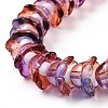 Transparent Glass Beads Strands LAMP-H061-01B-04-5