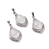 Natural Quartz Crystal Pendants G-H283-04P-25-1