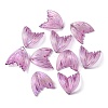 Fishtail Shape Transparent Acrylic Pendants TACR-TAC0007-01D-2
